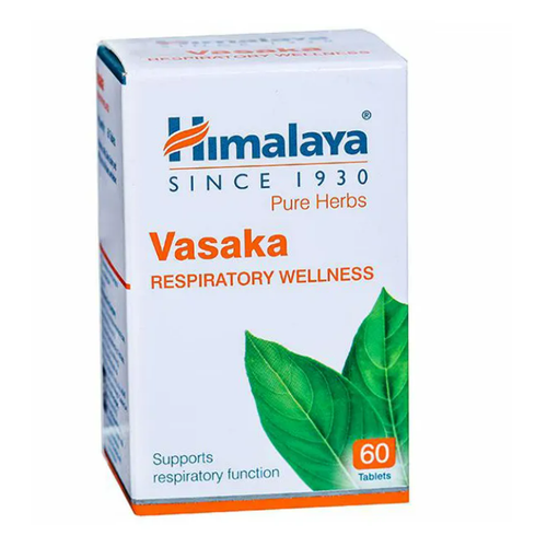 фото Васака Himalaya Herbals Vasaka - против кашля и респираторных проблем, 60 таб