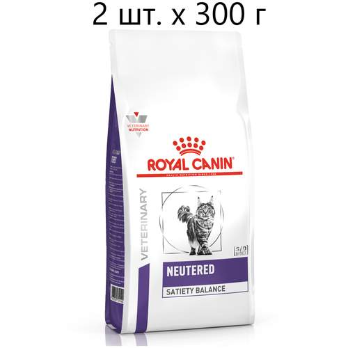 фото Сухой корм для стерилизованных кошек ROYAL CANIN NEUTERED SATIETY BALANCE, профилактика избыточного веса, 2 шт. х 300 г