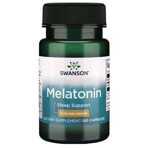 фото Капсулы SWANSON Melatonin, 3 мг, 60 шт.