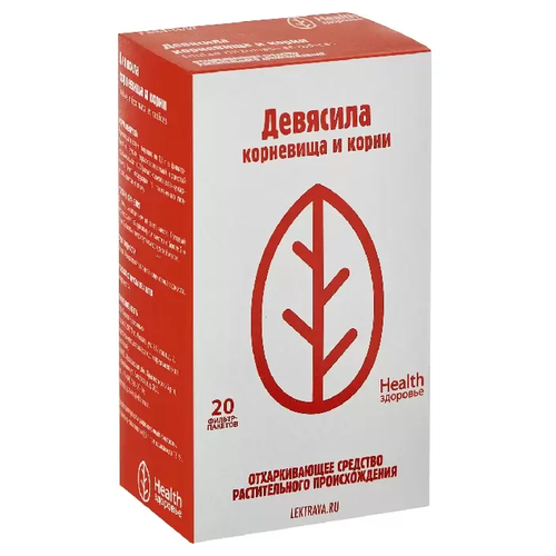 фото Здоровье Health корневище Девясила ф/п, 30 г, 20 шт.