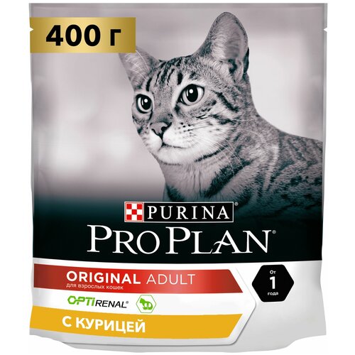 фото Сухой корм для кошек Pro Plan с курицей 400г