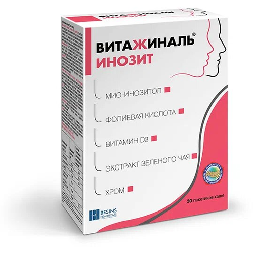 фото Витажиналь Инозит, порошок, саше, 30 шт.