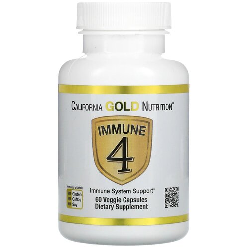 фото California Gold Nutrition Immune 4 капс., 250 мл, 300 г, 60 шт.