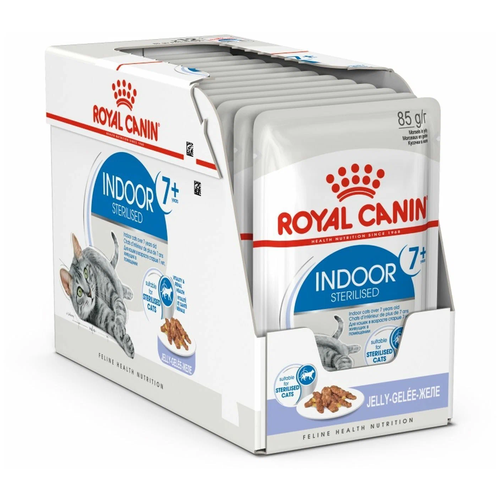 фото Влажный корм для стерилизованных пожилых кошек Royal Canin для живущих в помещении 12 шт. х 85 г (кусочки в соусе)