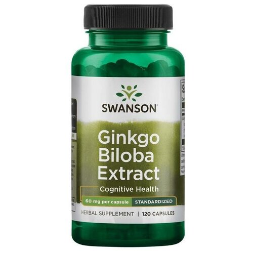 фото Капсулы SWANSON Ginkgo Biloba Extract, 80 г, 60 мг, 120 шт.