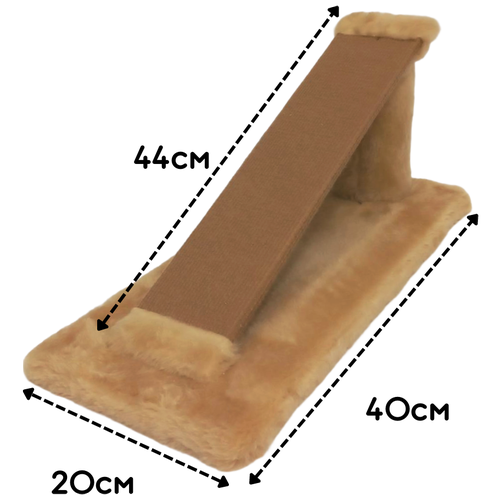 фото Когтеточка ковровая с пропиткой горка L / когтеточка для кошек / когтеточка доска