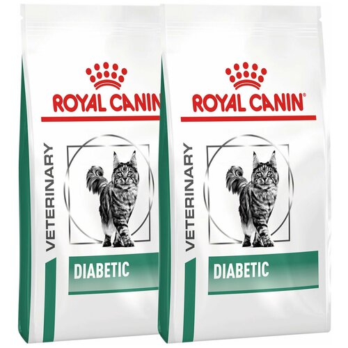 фото ROYAL CANIN DIABETIC для взрослых кошек при сахарном диабете (0,4 + 0,4 кг)