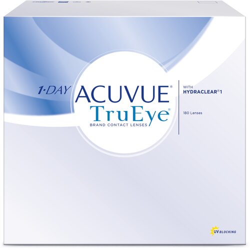 фото Контактные линзы ACUVUE 1-Day TruEye, 180 шт., R 9, D -0,5