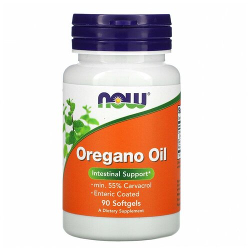 фото NOW Oregano Oil (масло орегано) 90 капсул