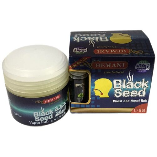 фото Мазь Hemani Black Seed с черным тмином - согревающее средство от гриппа, боли