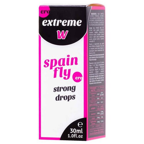 фото БАД HOT PRODUCTS (UK) Ltd. Extreme W spain fly strong drops капли фл.-капельница, 30 г, 30 мл