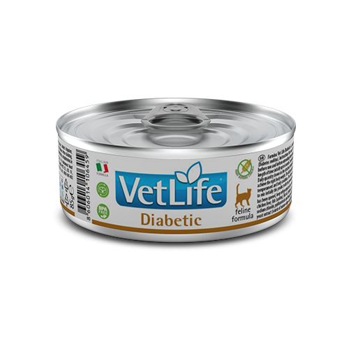 фото Влажный Корм для кошек Farmina Vet Life Diabetic при сахарном диабете 12 шт. х 85 г (паштет)