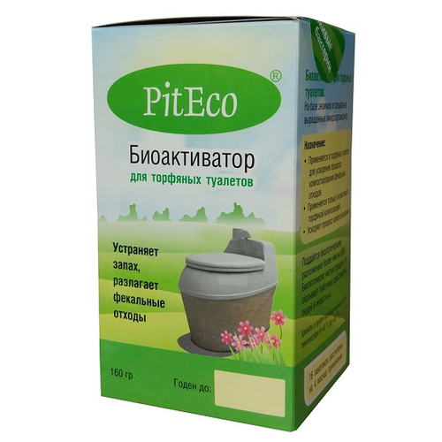 фото Piteco Биоактиватор для торфяных туалетов, 160 г, 16 шт., 1 уп.