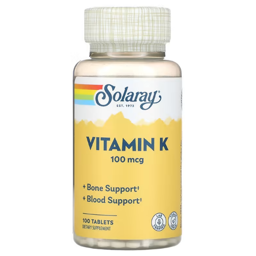 фото Solaray Vitamin K (Витамин К) 100 мкг 100 таблеток