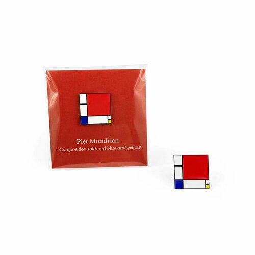 фото Значок металлический / Little Pins / Piet Mondrian / Картины / Искусство