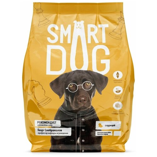 фото Сухой корм для собак Smart Dog курица 1 уп. х 1 шт. х 12000 г