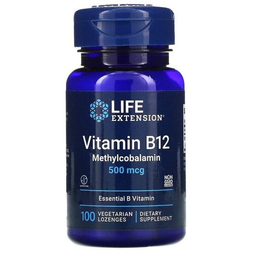 фото LIFE Extension Vitamin B12 Methylcobalamin 500 mcg, 100 капс.