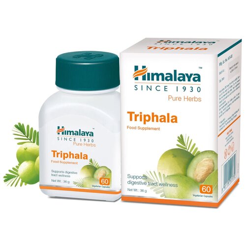 фото Экстракт растений Трифала (Triphala) для очищения организма, детокс, детоксикации печени, снижение уровня холестерина, 60 таб.