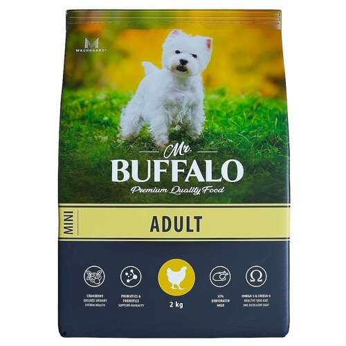 фото Сухой корм для собак Mr.BUFFALO Adult Mini с курицей 1 уп. х 1 шт. х 2000 г