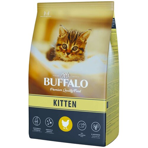 фото Mr.Buffalo KITTEN для котят с Курицей, 10 кг