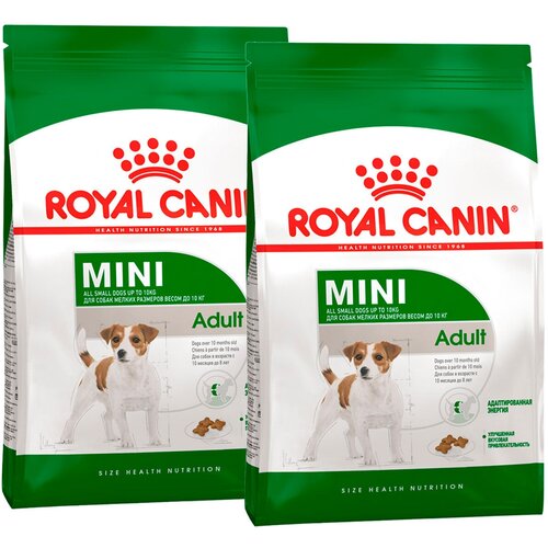 фото Сухой корм ROYAL CANIN MINI ADULT для взрослых собак маленьких пород (8 + 8 кг)