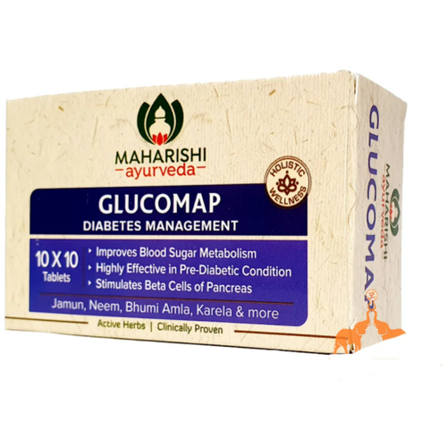 фото Глюкомап (Glucomap Maharishi Ayurveda), 100 таб – от диабета