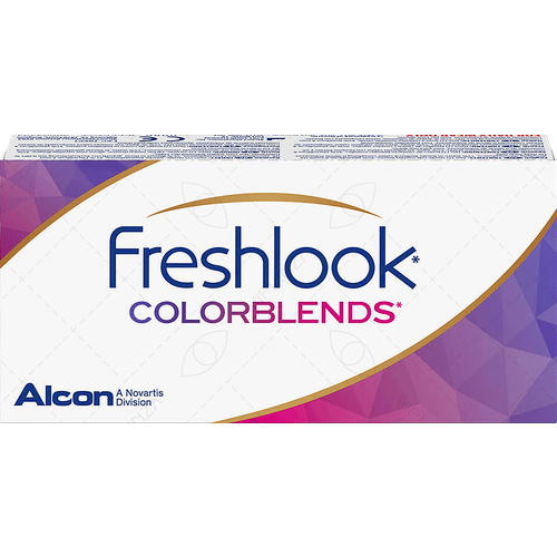 фото Контактные линзы Fresh Look ColorBlends, 2 шт., R 8,6, D 0, ADD: средняя, white