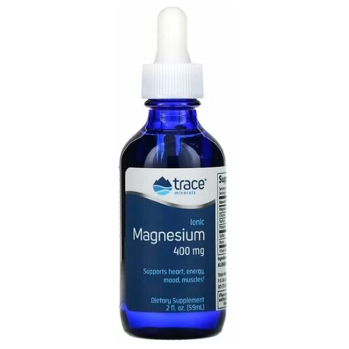 фото Trace Minerals ® Ionic Magnesium (ионный магний) 400 мг 59 мл