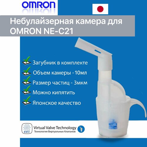 фото Небулайзерная камера для OMRON NE-C21 с загубником